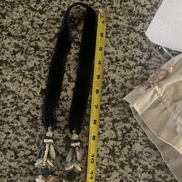 Twine&Twig navy Horse hair necklace - Picture 8 of 10